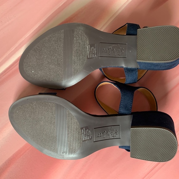Style & Co. Shoes Style Co Navy Blue Sandals Size 7m Poshmark